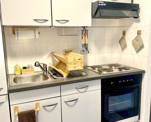 ferienwohnung-cottbus-beige-wohnzimmer-küchenzeile-2